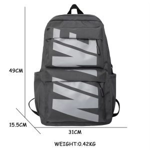 Student casual backpack SC-0007 size 31*15.5*49cm specifications and OEM details