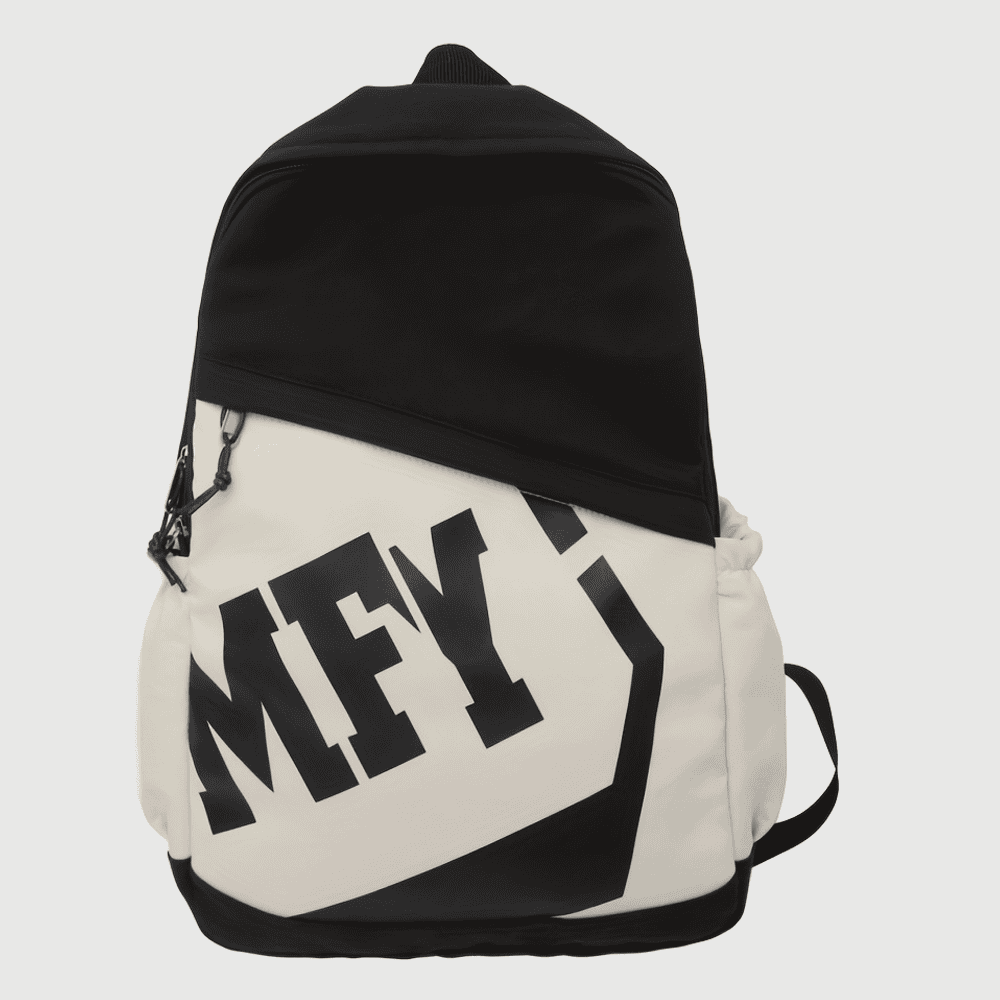 主图标准 a school bag with MFY big letter print